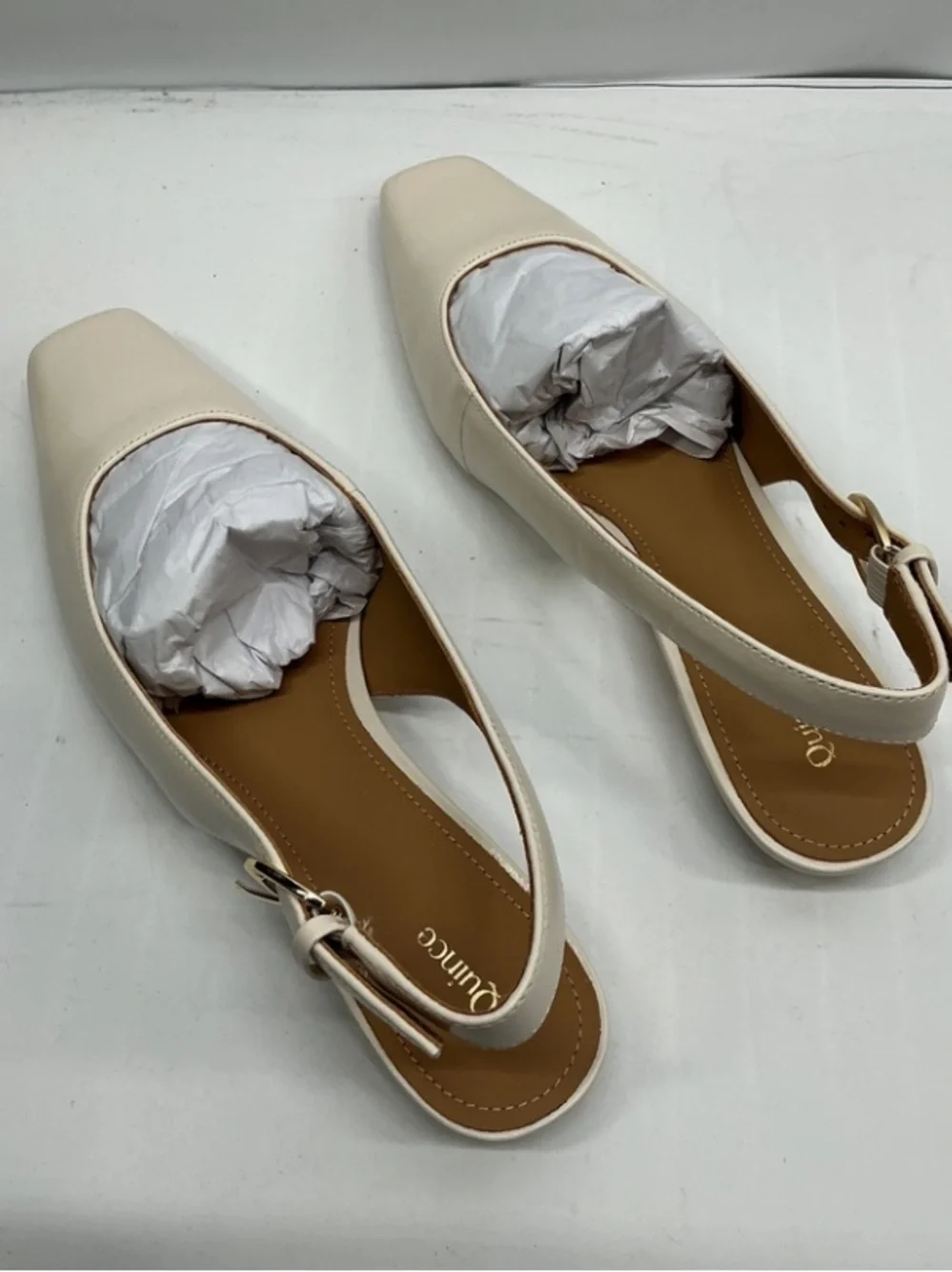Italian Leather Slingback Flat